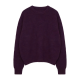 Deep Purple Oversized Knit Sweater